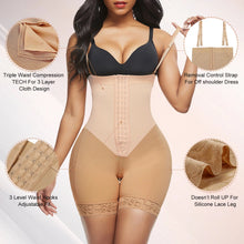 Load image into Gallery viewer, Black Strapless Faja Shaper
