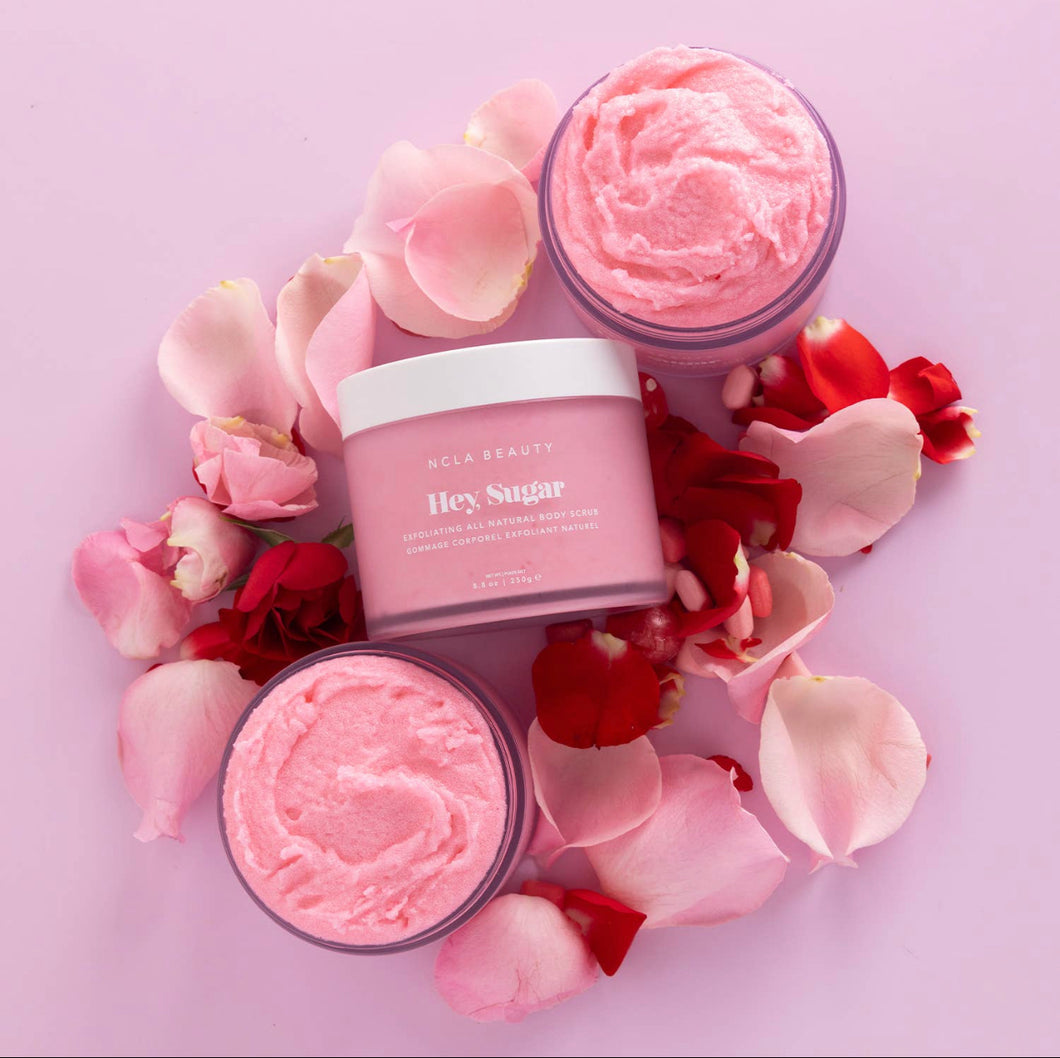 ♡︎ V-Day ♡︎ Hey, Sugar All Natural Body Scrub- Candy Roses